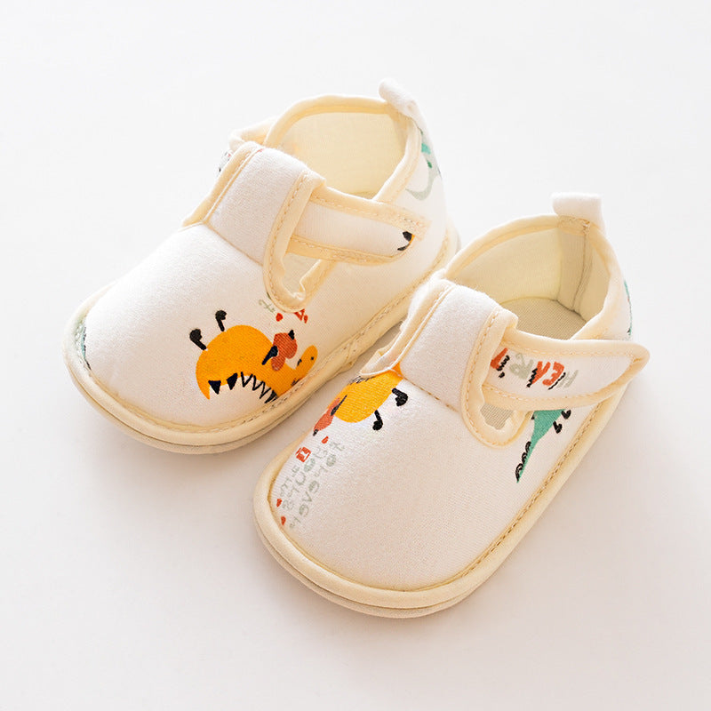 Baby Cartoon Soft Antiskid Hook And Loop Baby/Toddler Shoes Low-7