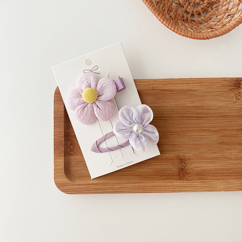 Dreamy Purple Collection: Sweet Bow Hair Clip, New Style Hair Accessory For Girls, Versatile Youthful Bangs Clip Set-7