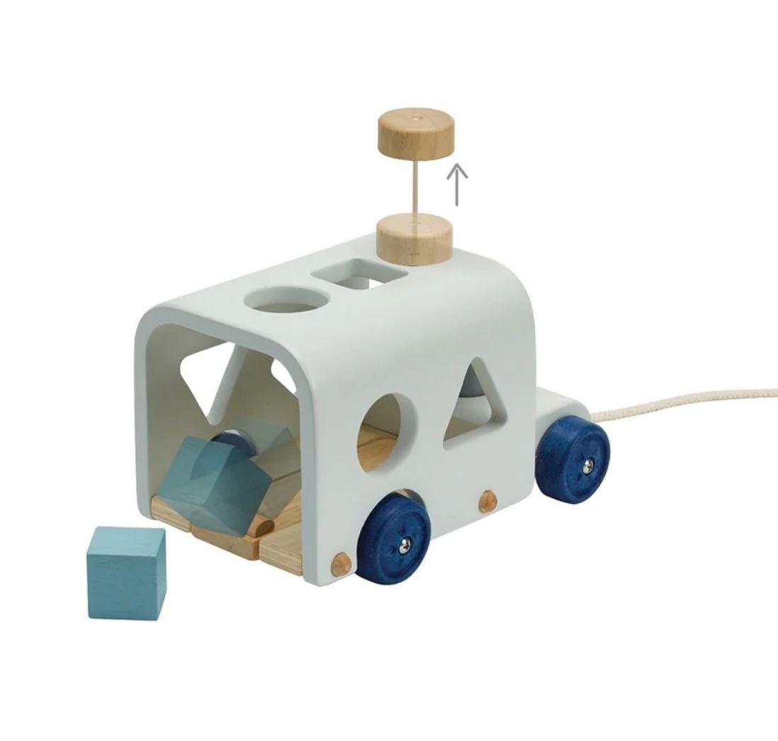 PlanToys Shape Sorting Bus in Orchard Colors-4