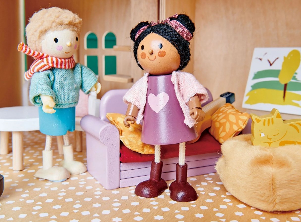 Tender Leaf Toys Dolls House Study Furniture-1