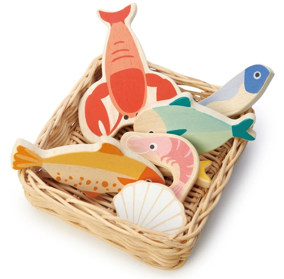 Tender Leaf Toys Seafood Basket-2