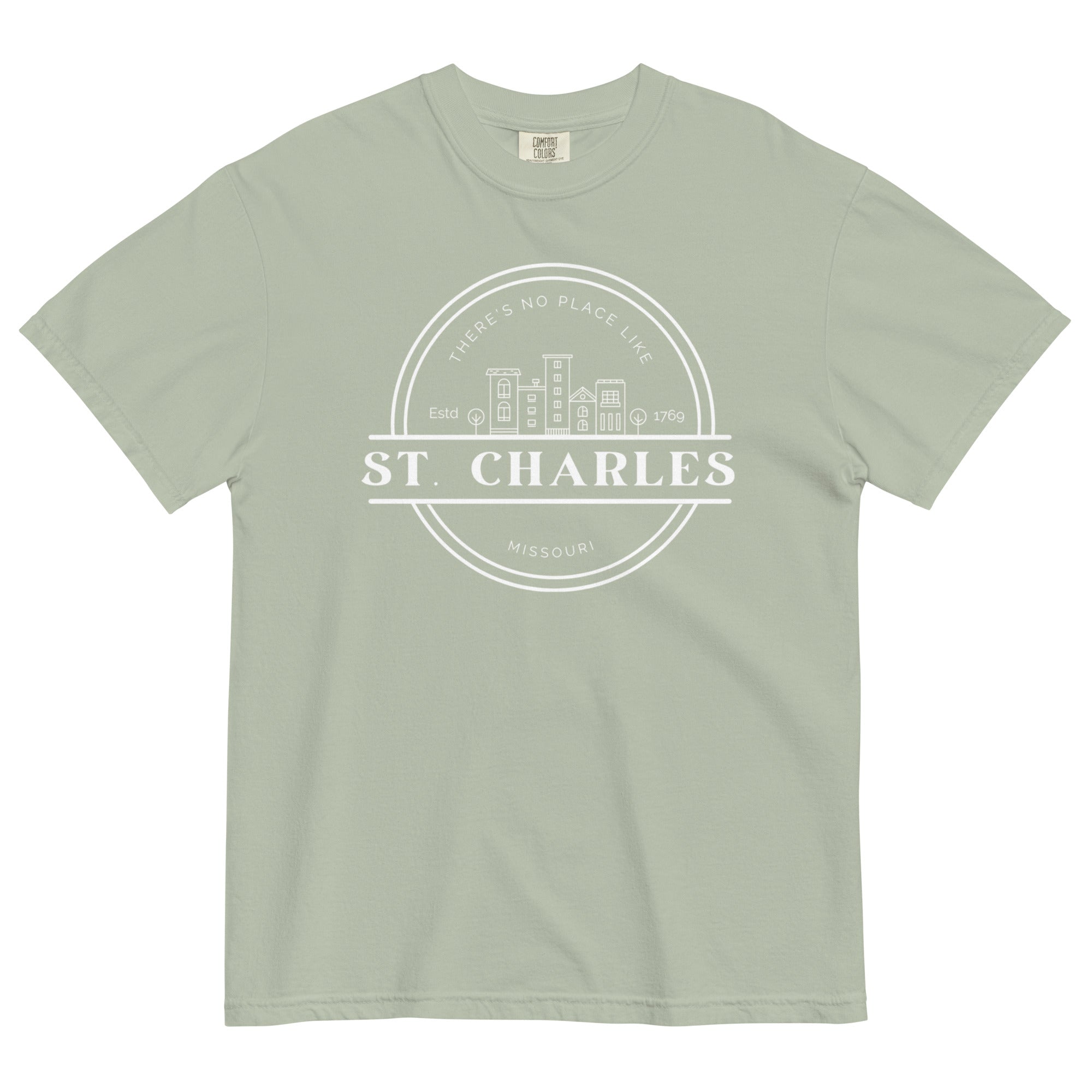 Unisex garment-dyed heavyweight t-shirt
