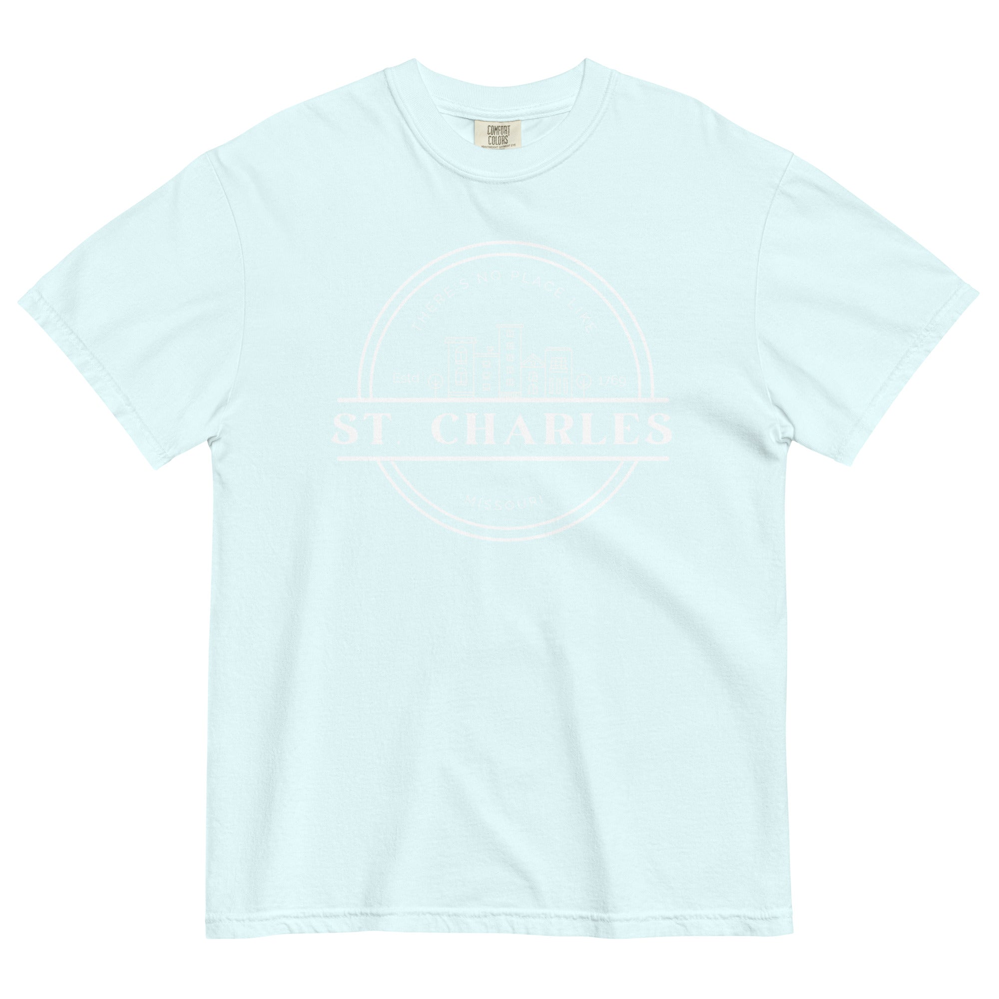 Unisex garment-dyed heavyweight t-shirt