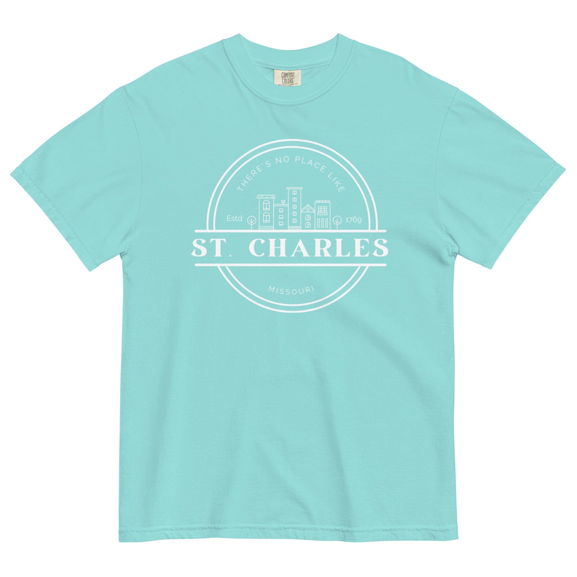Unisex garment-dyed heavyweight t-shirt