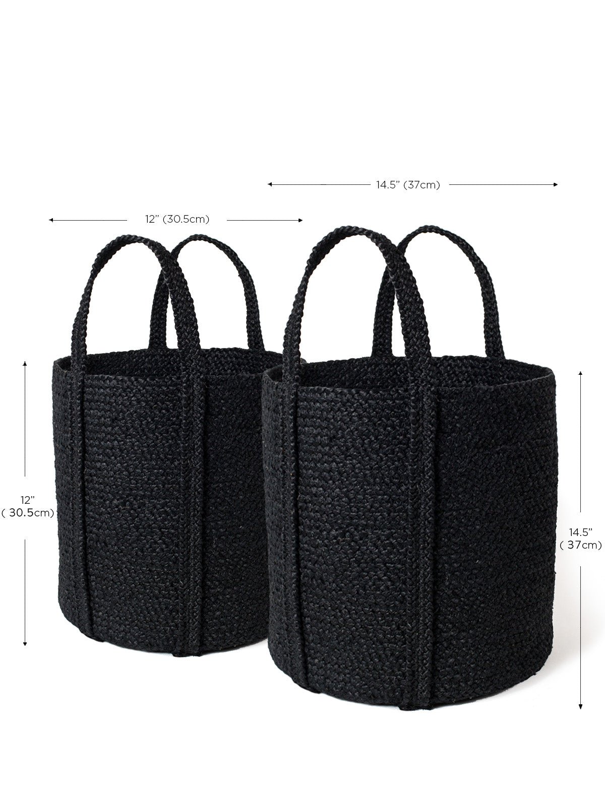 Kata Basket with handle - Black-6