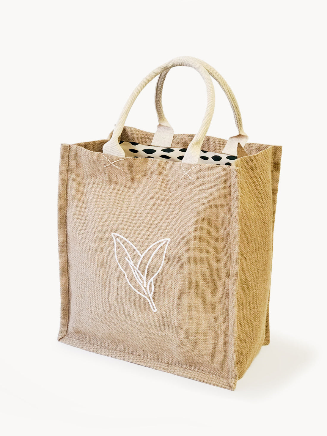 Jute Canvas Market Bag - Nature-0