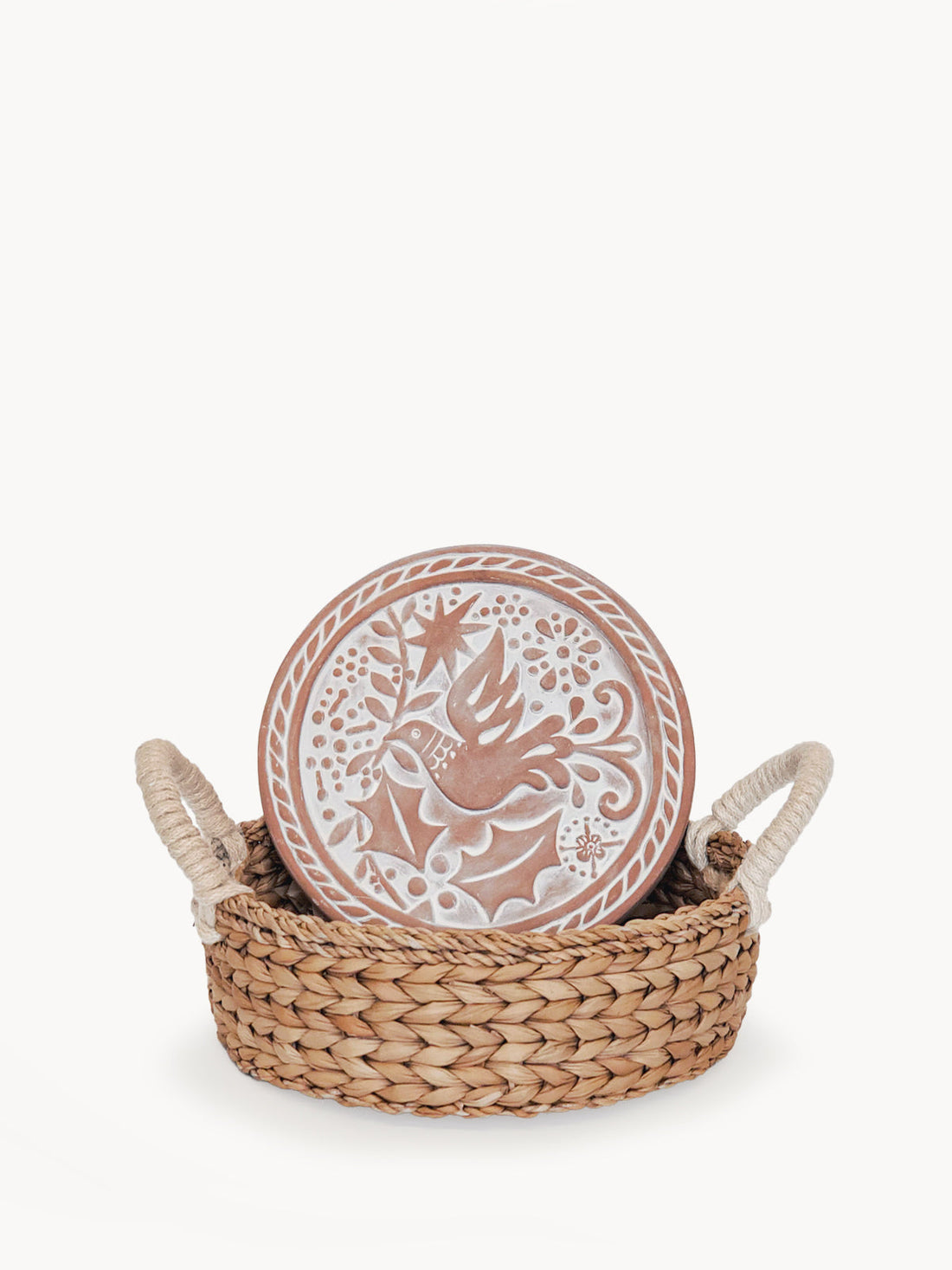 Bread Warmer &amp; Basket - Bird Round-0