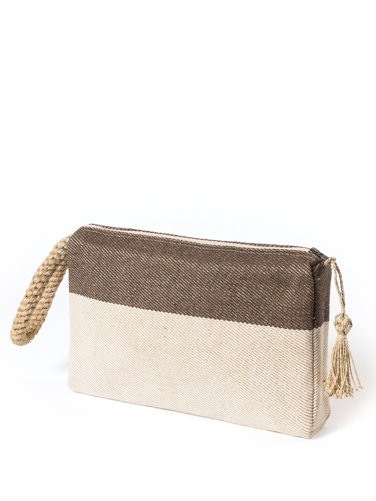 Block A Clutch - Brown-2