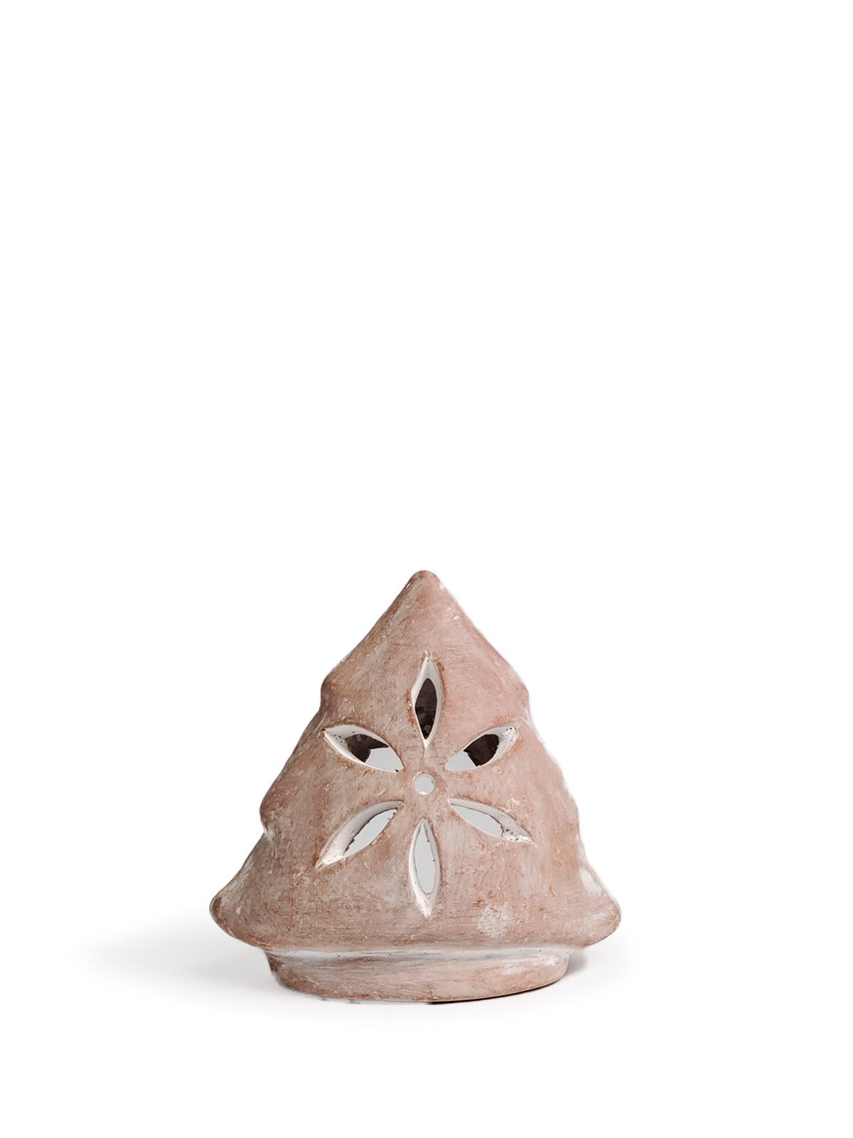 Terracotta Tea Light Candle Holder - Tree-6