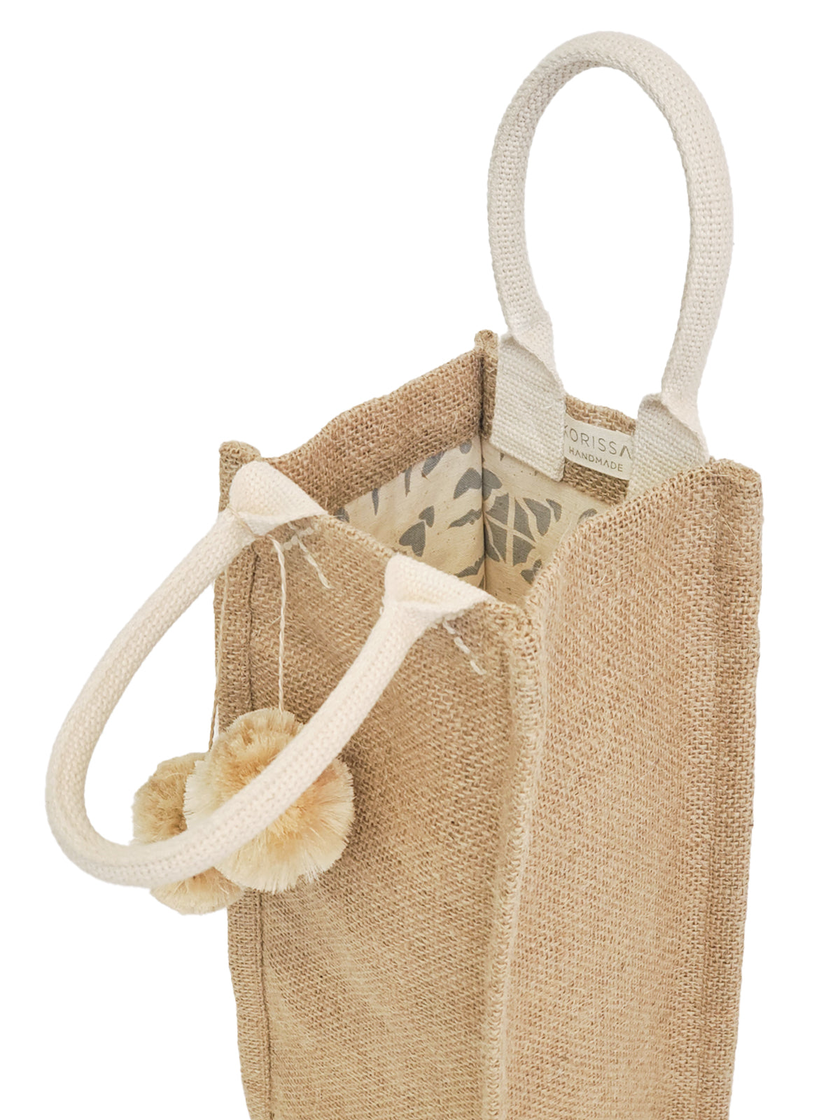 Jute Canvas Wine Bag-3