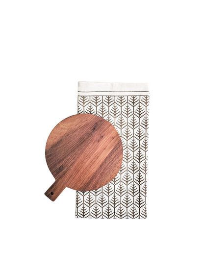 Wooden Round Serving Board Gift Set-3