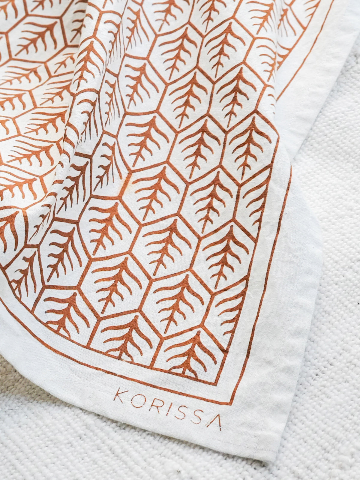 Hand Screen Printed Tea Towel - Set of 2-4