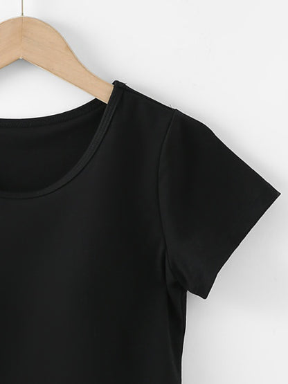 Round Neck Short Sleeve T-Shirt