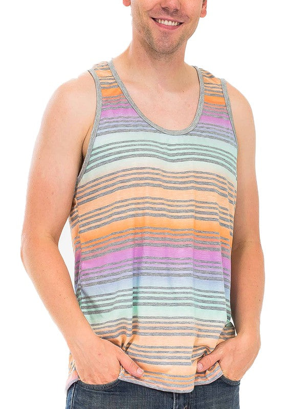 PASTEL STRIPED TANK TOP