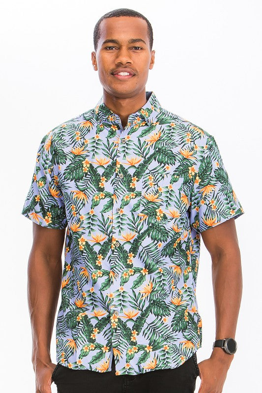 HAWAIIAN BUTTON DOWN SHIRT