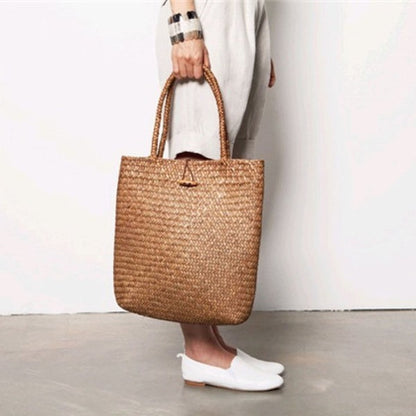 Straw Shopping Bag