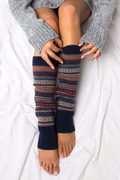 Short Fairisle Legwarmer