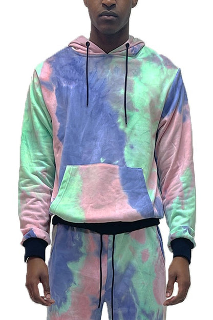 Mens Cotton Tye Dye Hoodie