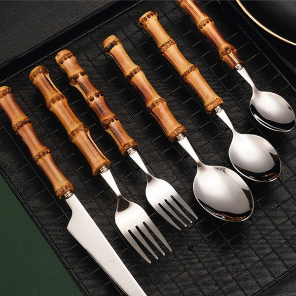 Bamboo Flatware -Place Set of 4