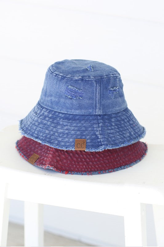 CC Stone Washed Denim Bucket