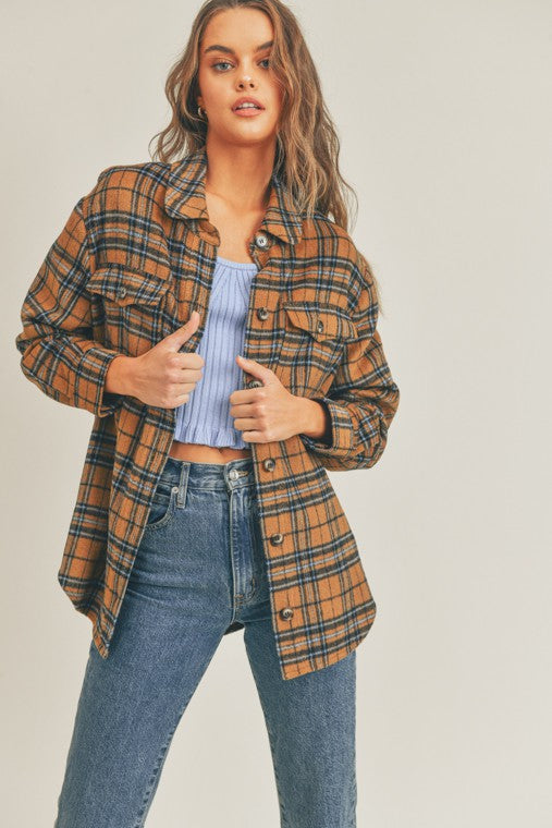 Plaid Flannel Shacket