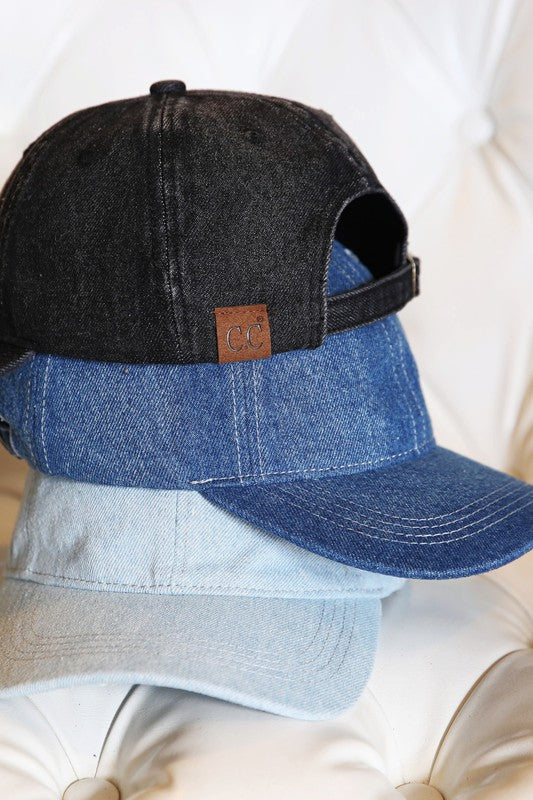 CC Denim Baseball Cap