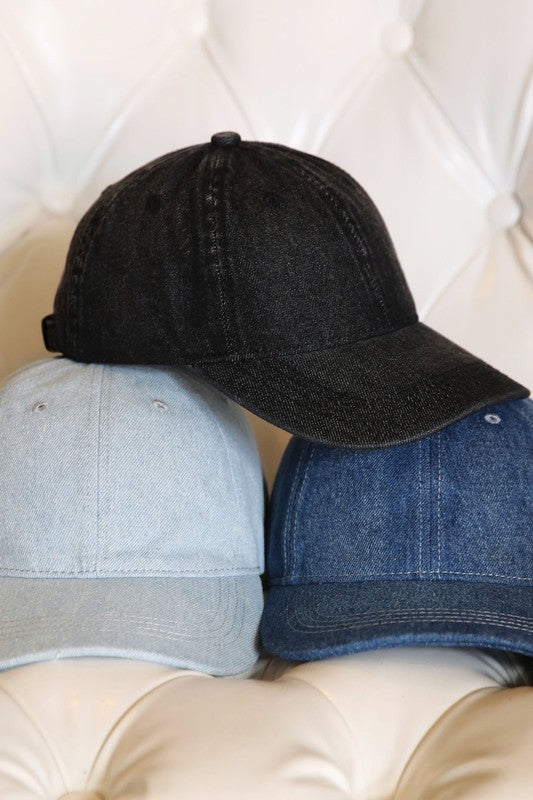 CC Denim Baseball Cap