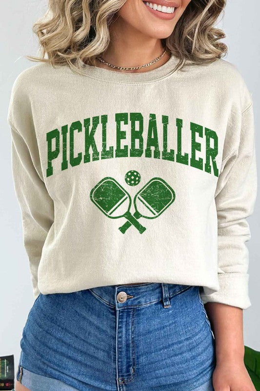 PICKLEBALLER GRAPHIC SWEATSHIRT