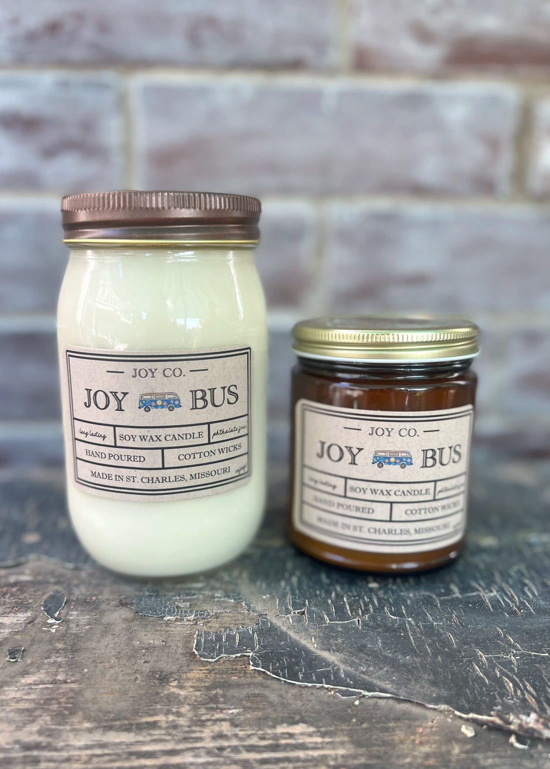 JOY Bus Candle