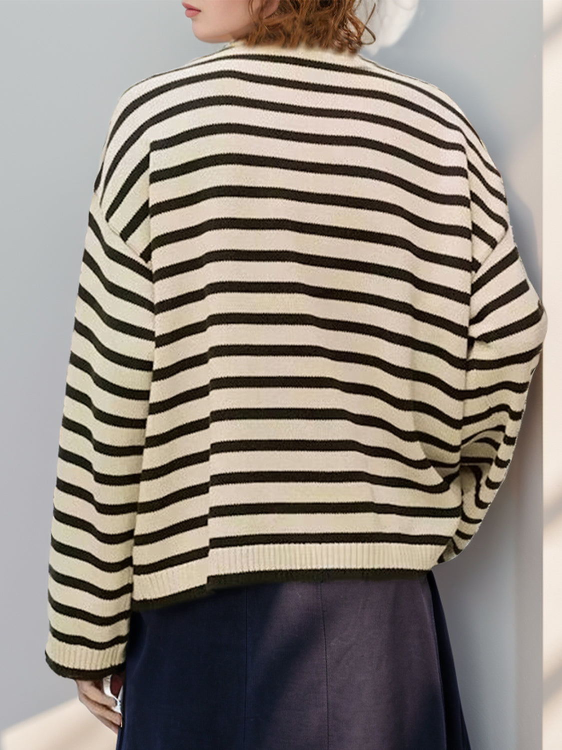 Striped Round Neck