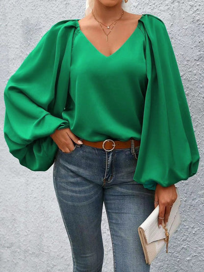 Lantern Sleeve Blouse