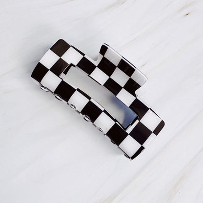 Checker Lovers Hair Claw