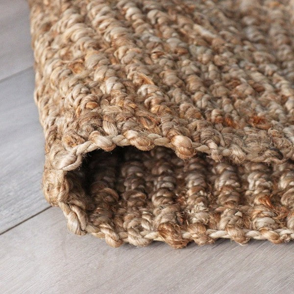 2x3 Feet Jute Hand-Woven Braided Door Mat Area Rug