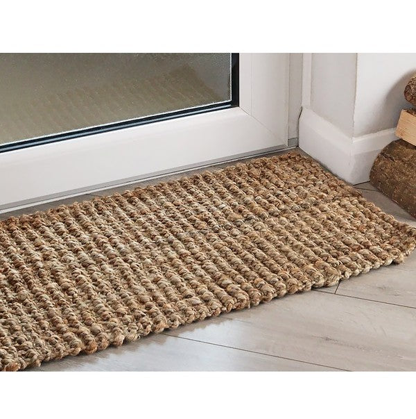 2x3 Feet Jute Hand-Woven Braided Door Mat Area Rug