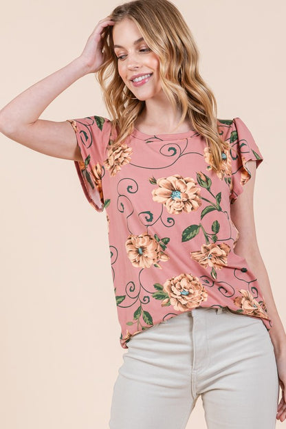 Floral Print Top