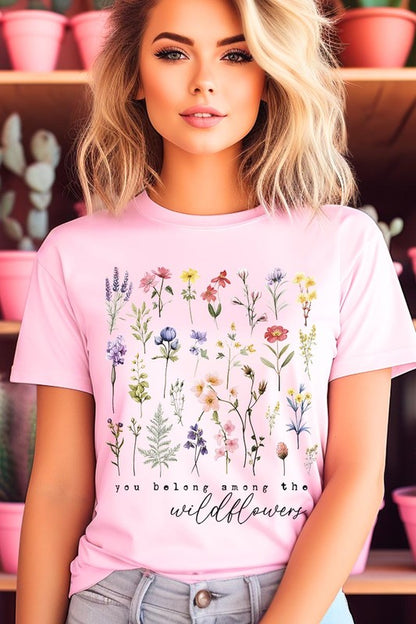 Wildflowers Graphic T Shirts