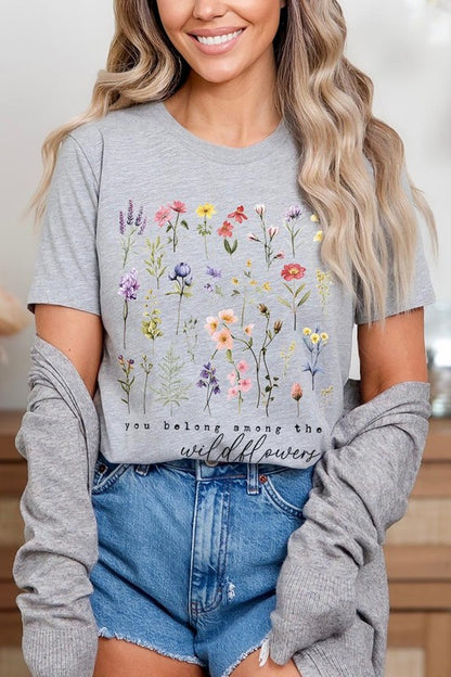 Wildflowers Graphic T Shirts