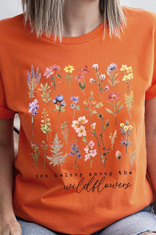 Wildflowers Graphic T Shirts