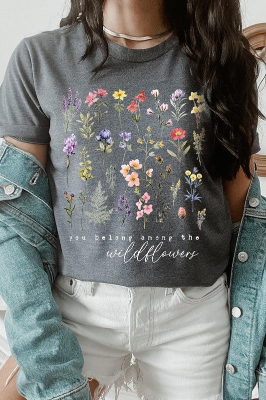 Wildflowers Graphic T Shirts