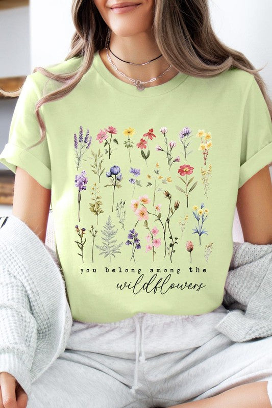 Wildflowers Graphic T Shirts