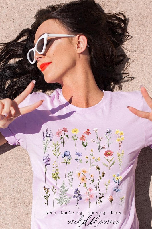 Wildflowers Graphic T Shirts