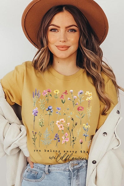 Wildflowers Graphic T Shirts