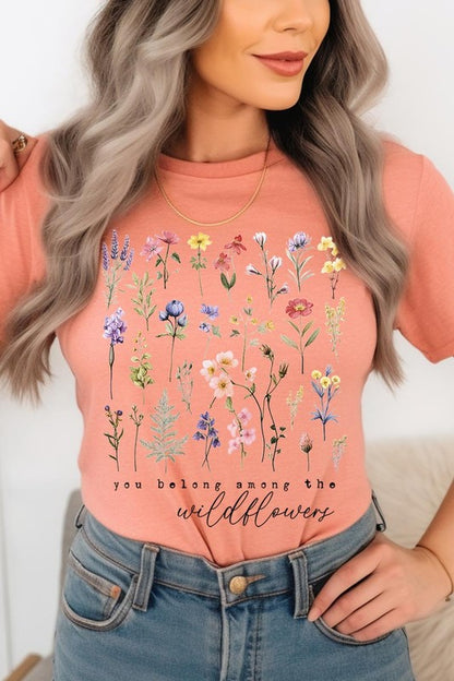 Wildflowers Graphic T Shirts