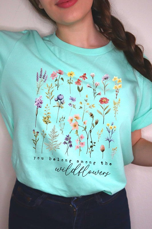 Wildflowers Graphic T Shirts