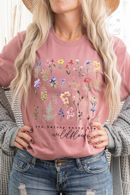 Wildflowers Graphic T Shirts