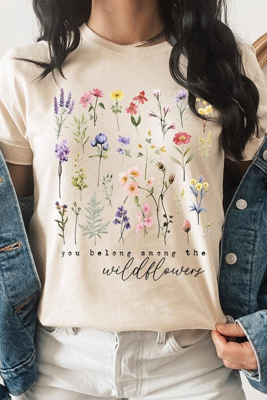 Wildflowers Graphic T Shirts