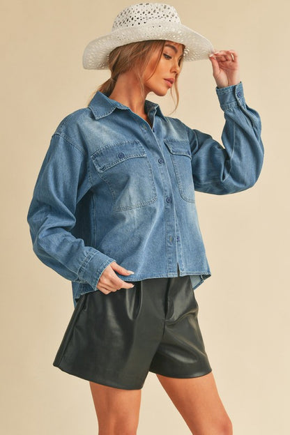 Genny Denim Top