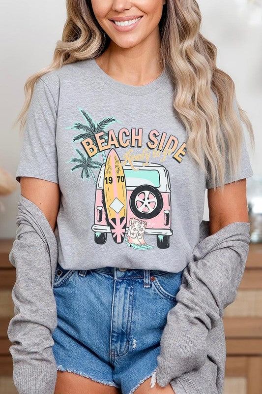 Beach Side Ready To Go Graphic T Shirts