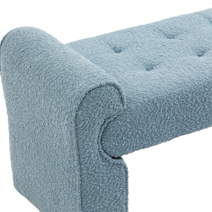 Loop Gauze Modern Ottoman Bench-3