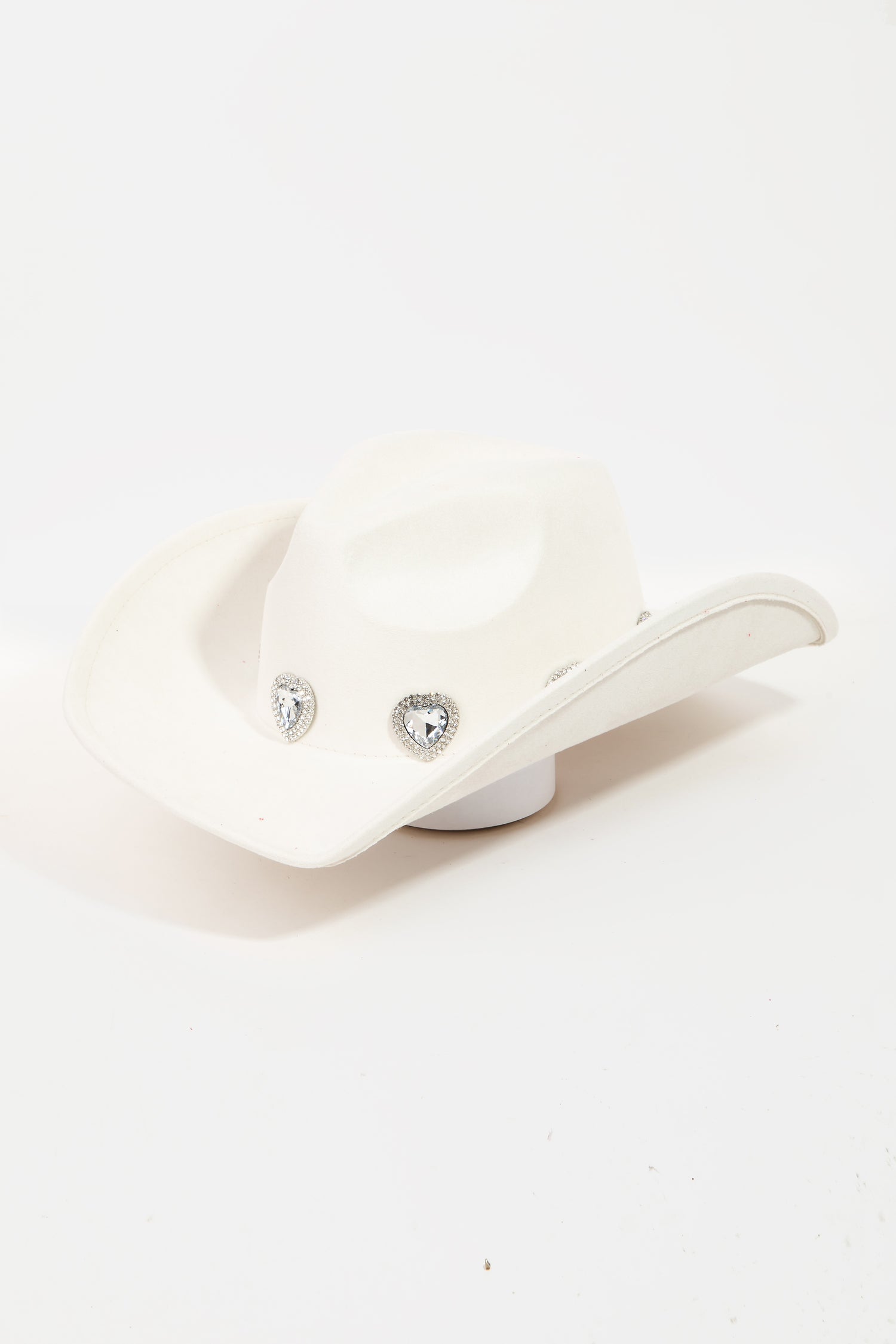 Rhinestone Heart Cowboy Hat